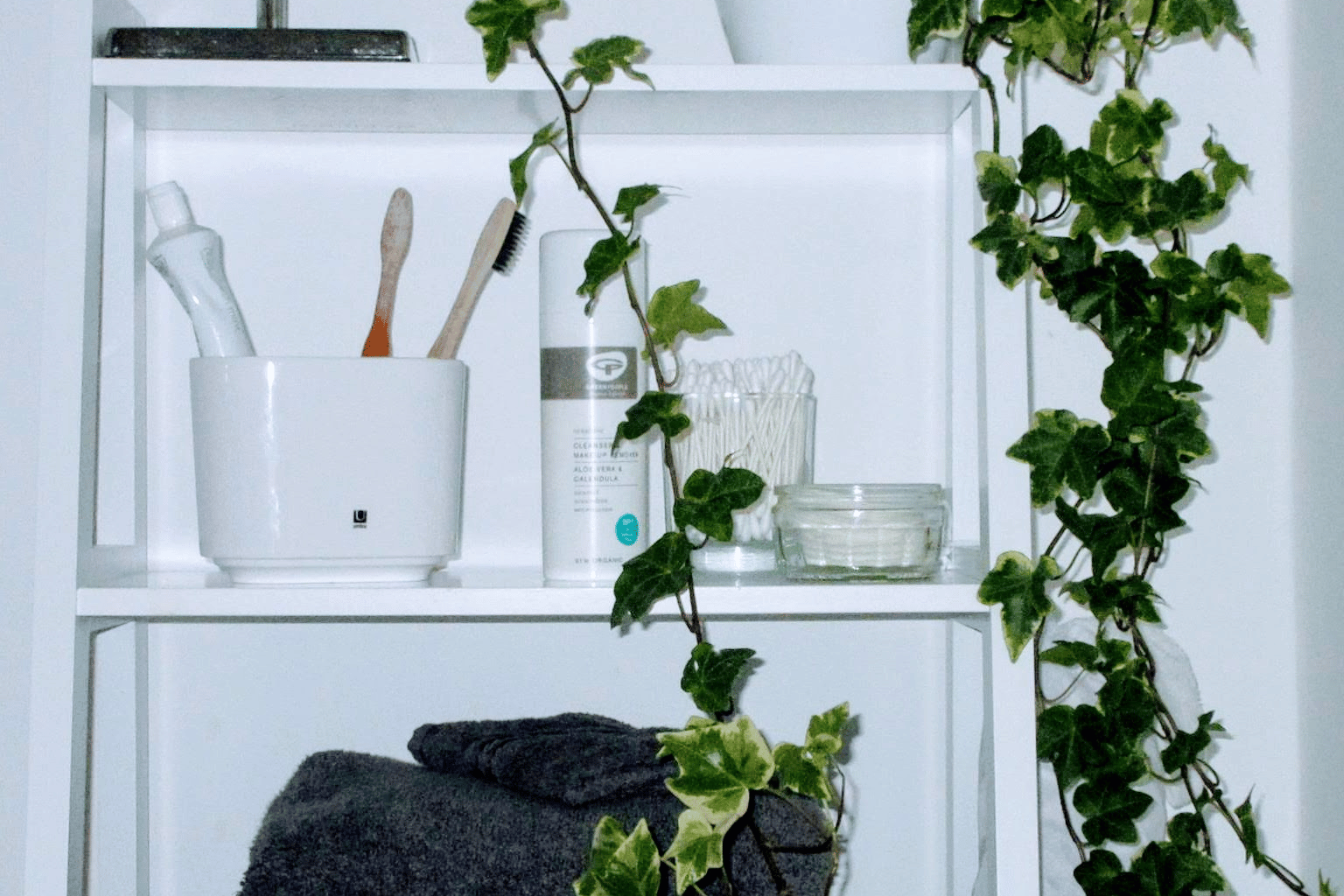 bathroom shelves